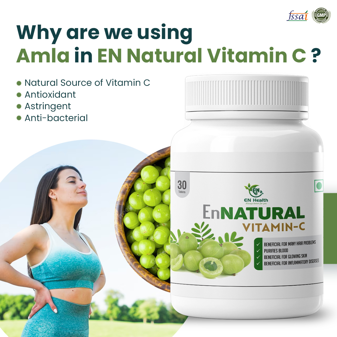 EN Natural Vitamin C (30 Capsules) - Image 3