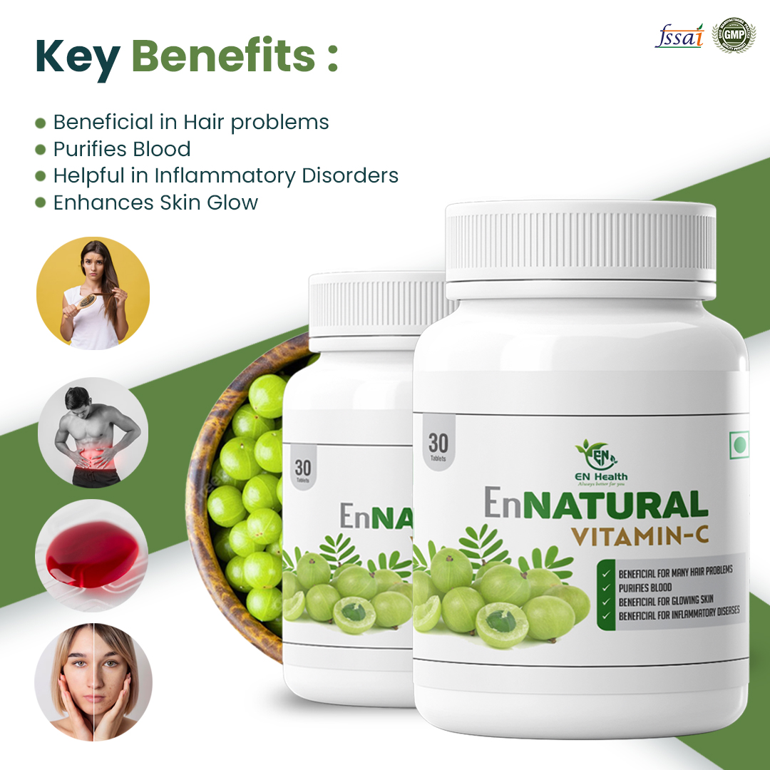 EN Natural Vitamin C (30 Capsules) - Image 4