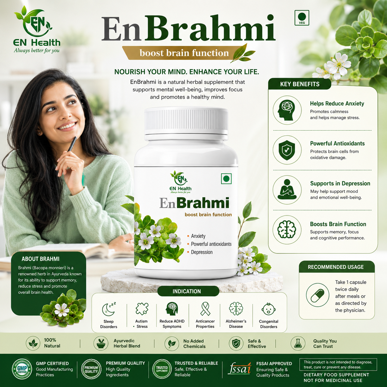 EN Brahmi (30 Capsules) - Image 5